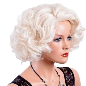 Marilyn Monroe Blonde Wig (Short Curls)